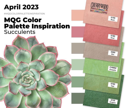 6-Step Limited Edition MQG Colour Palette Inspiration "Succulents"