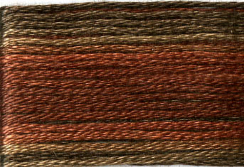 8041 Browns Rusts Variegated Floss