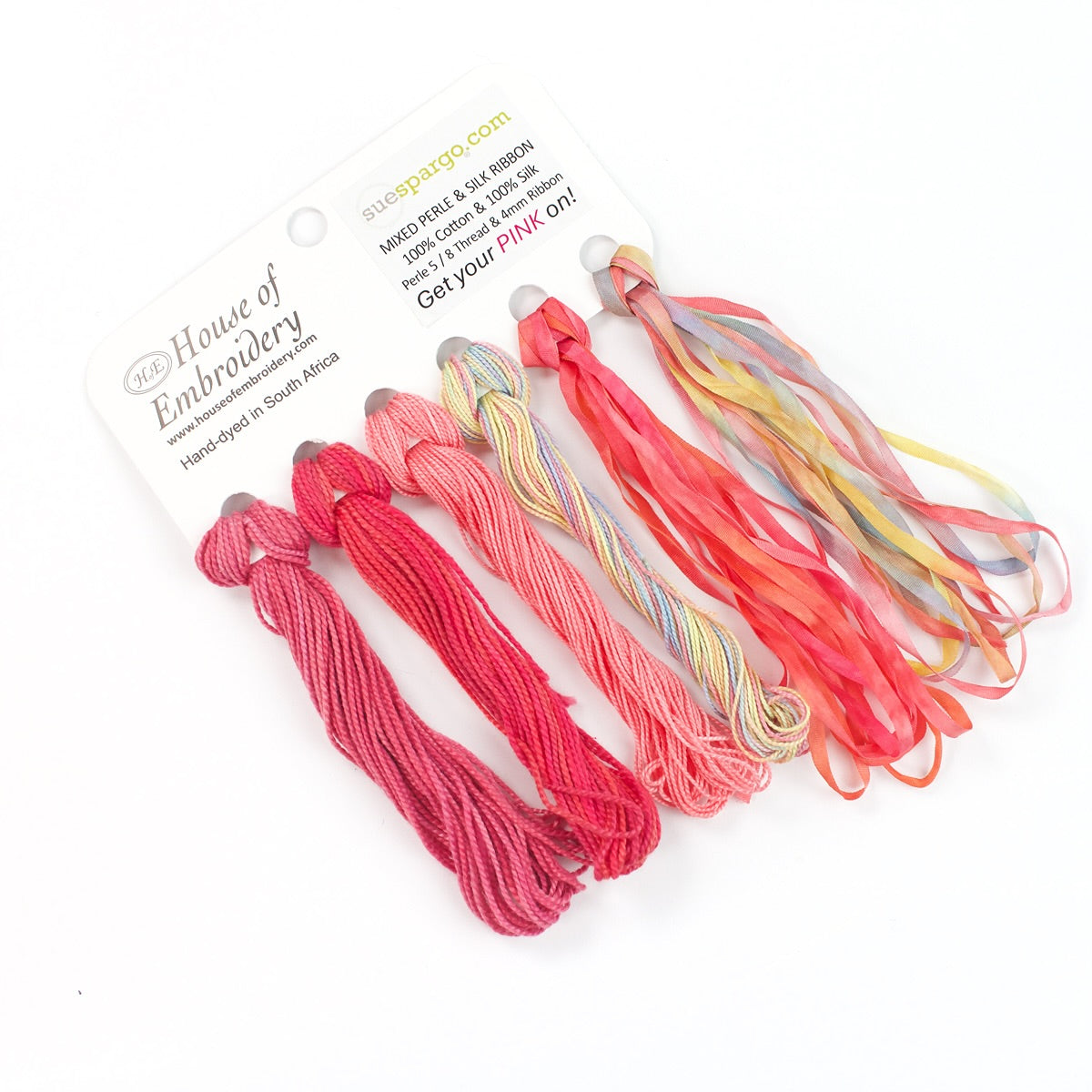 House of Embroidery "Get Your Pink On" Thread Collection by Sue Spargo