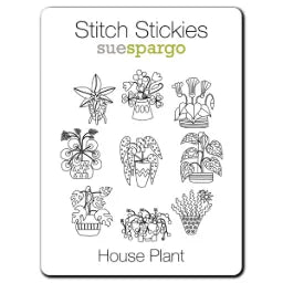 House Plant Stitch Stickies