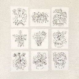 House Plant Stitch Stickies
