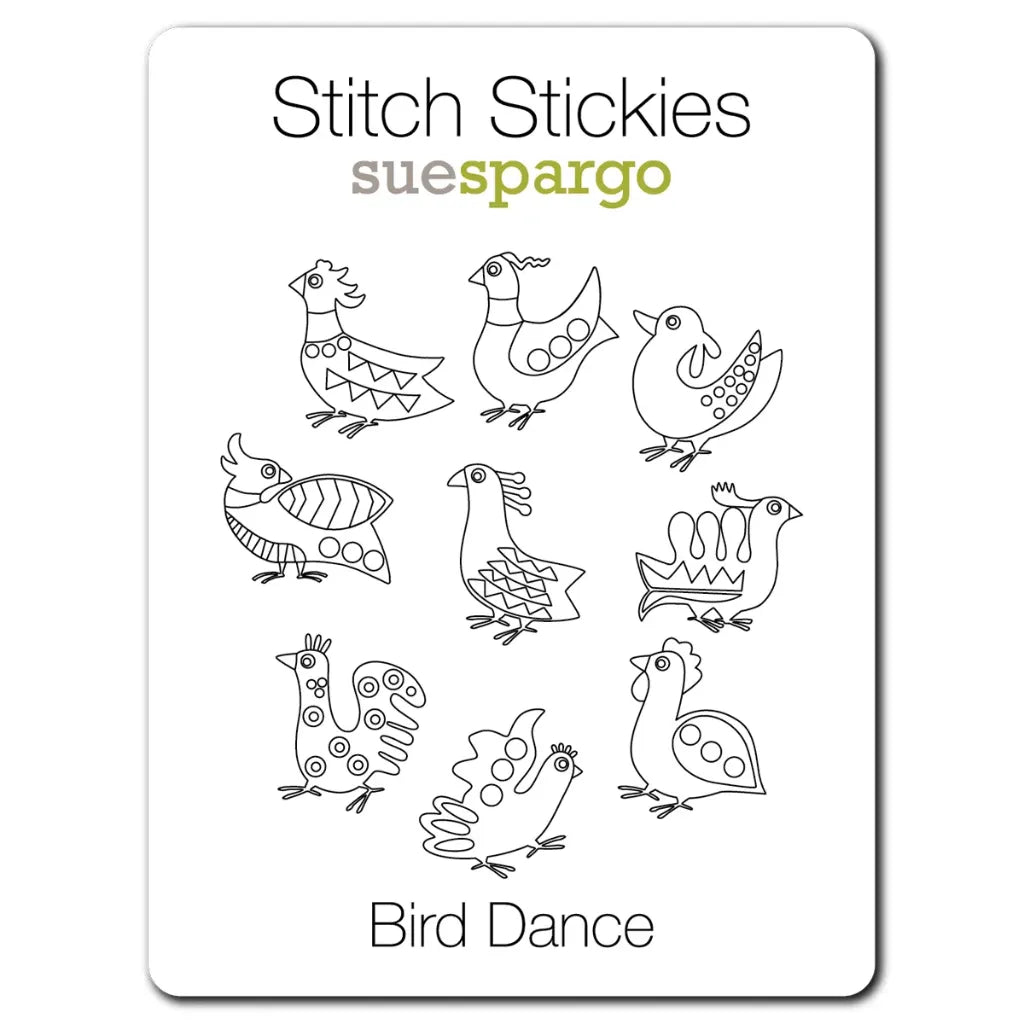 Bird Dance Stitch Stickies