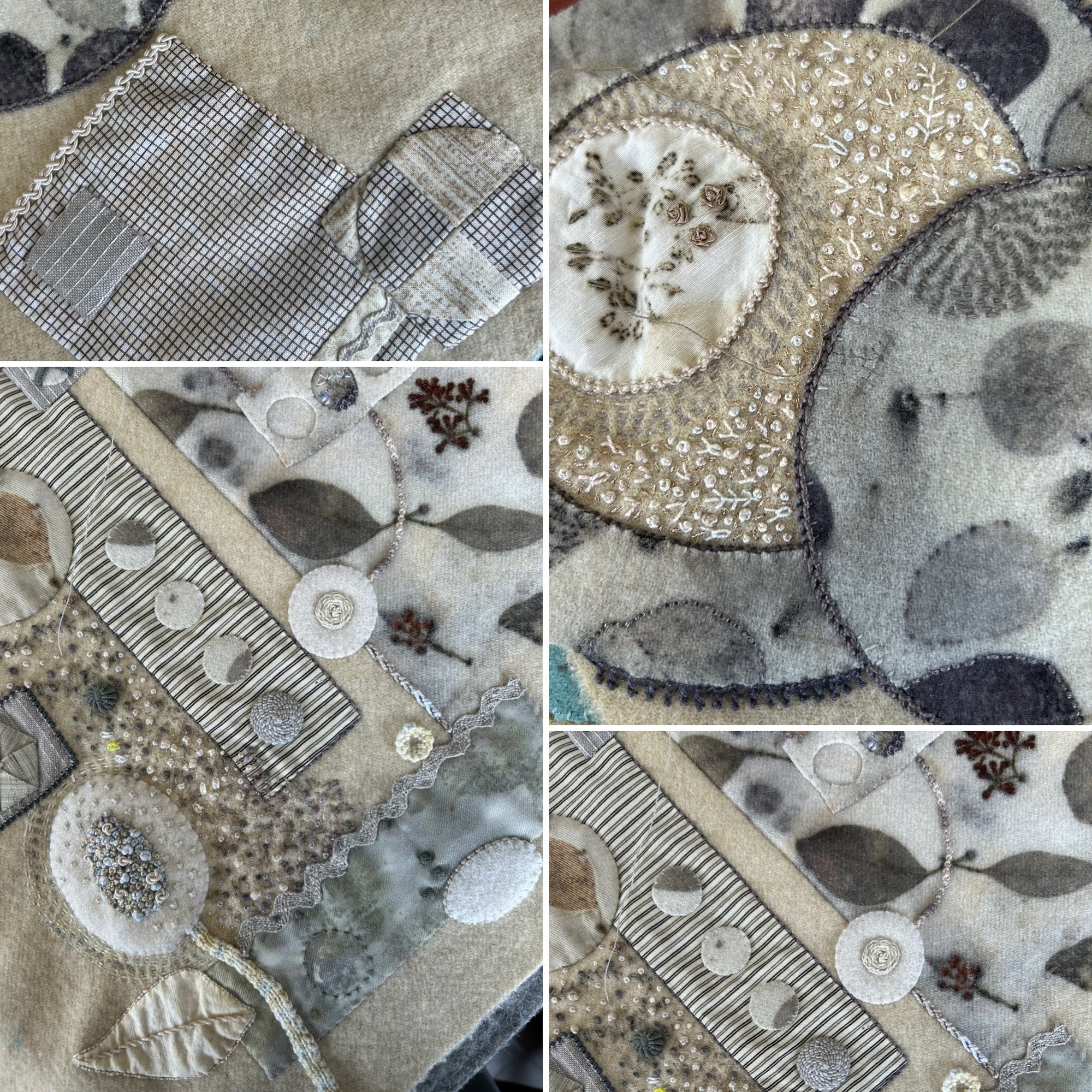 **NEW CLASS**  ECO Slow-stitch Cloth 2-Day base cloth workshop