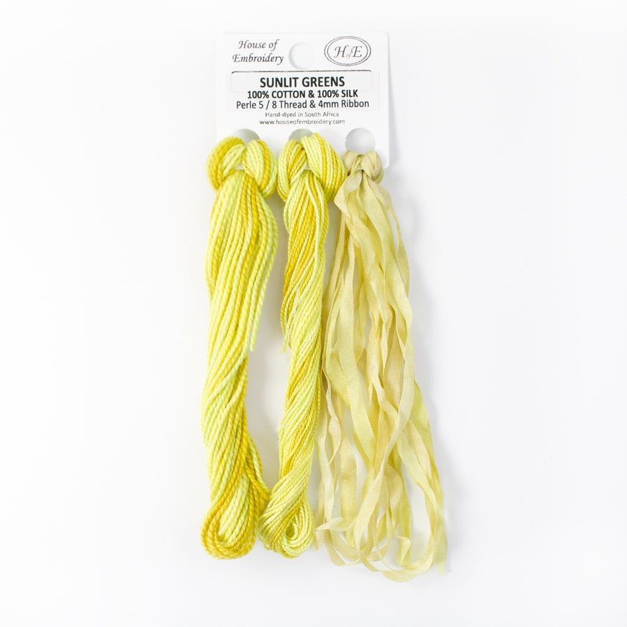 Sunlit Greens Thread Pack