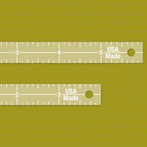 Half Inch Rulers by Sue Spargo - The Cotton Harvest Quilt Shop