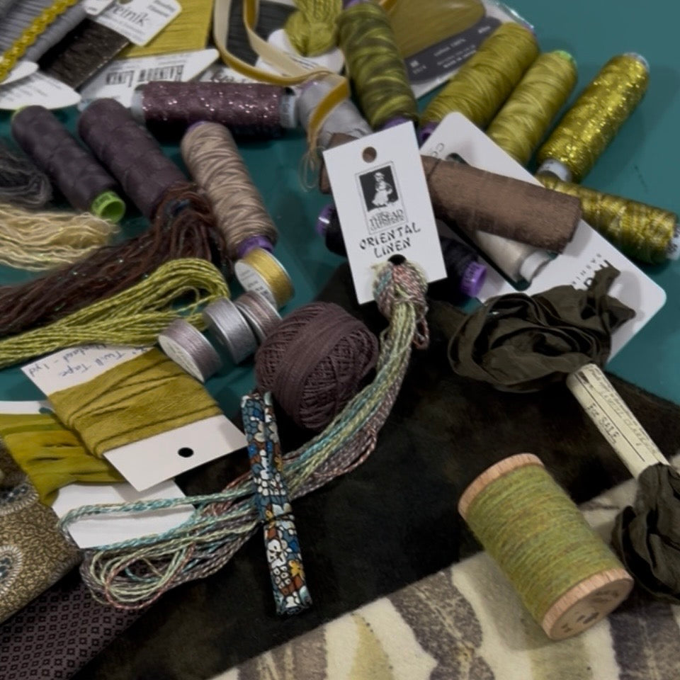 **NEW CLASS**  ECO Slow-stitch Cloth 2-Day base cloth workshop