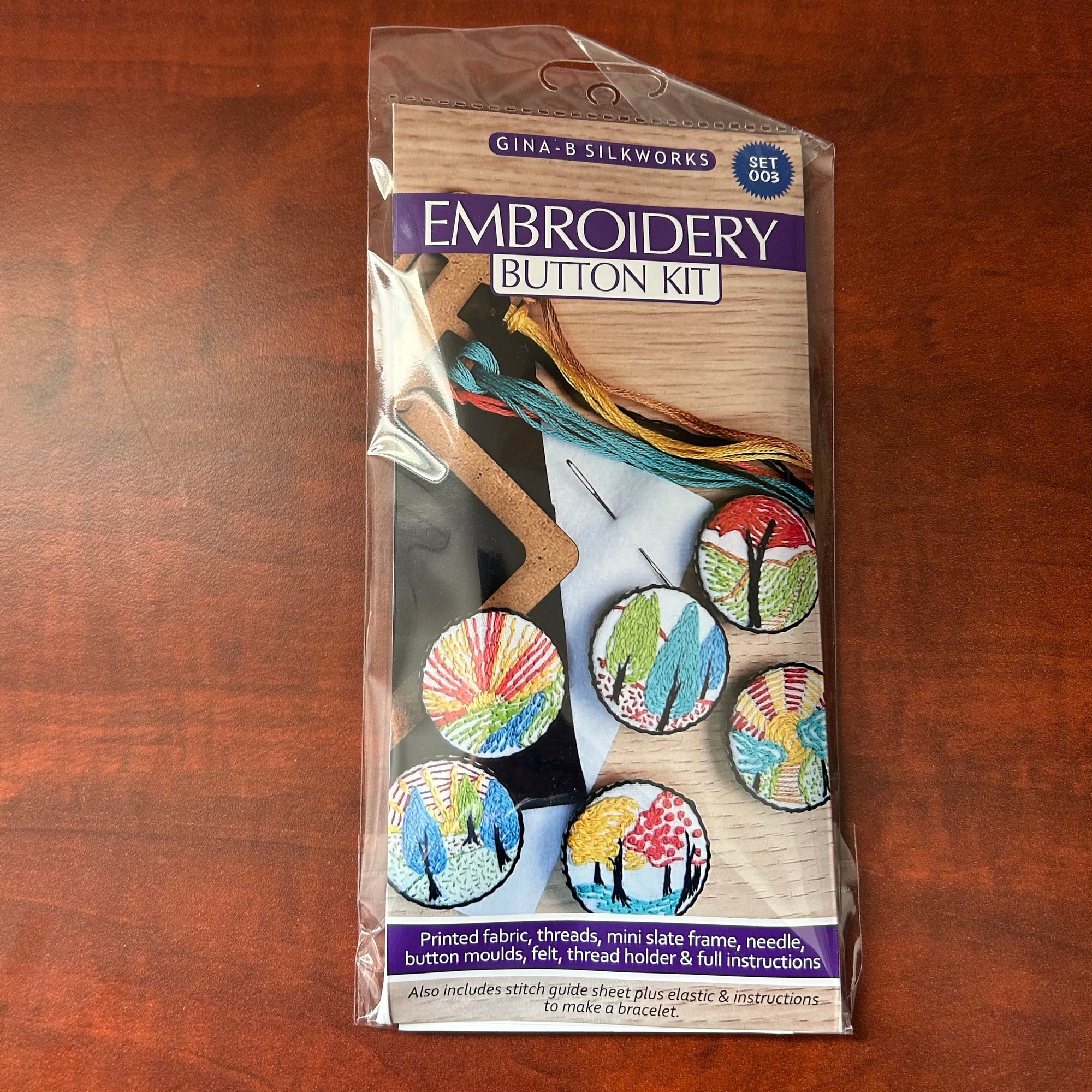 Gina-B Embroidery Button Kit - Deco Dayz