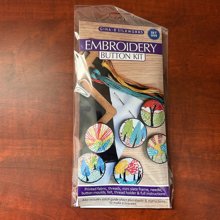 Gina-B Embroidery Button Kit - Deco Dayz