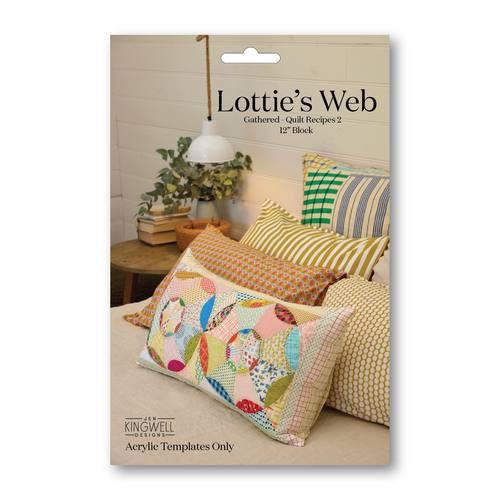 Lotties Web 12" Acrylic Template Set From Gathered by Jen Kingwell.