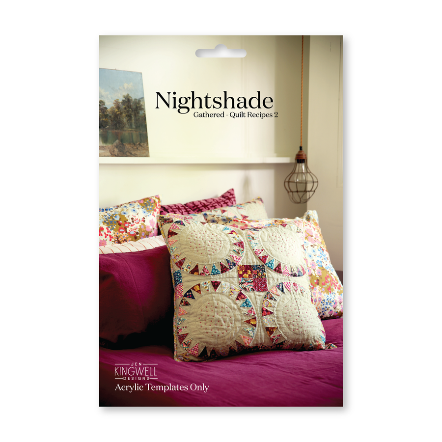Nightshade Acrylic Template Set From Gathered by Jen Kingwell.