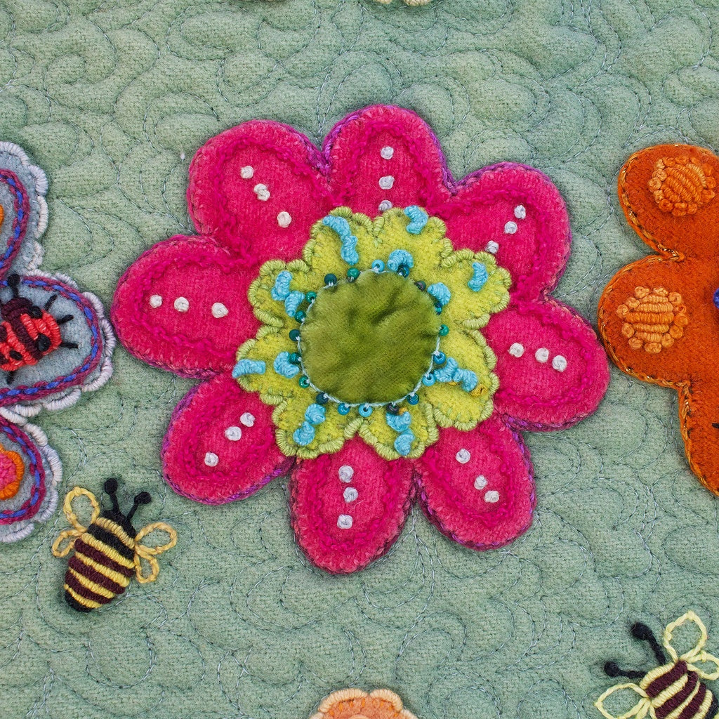 Flower Play Sampler Quilt Kit by Sue Spargo