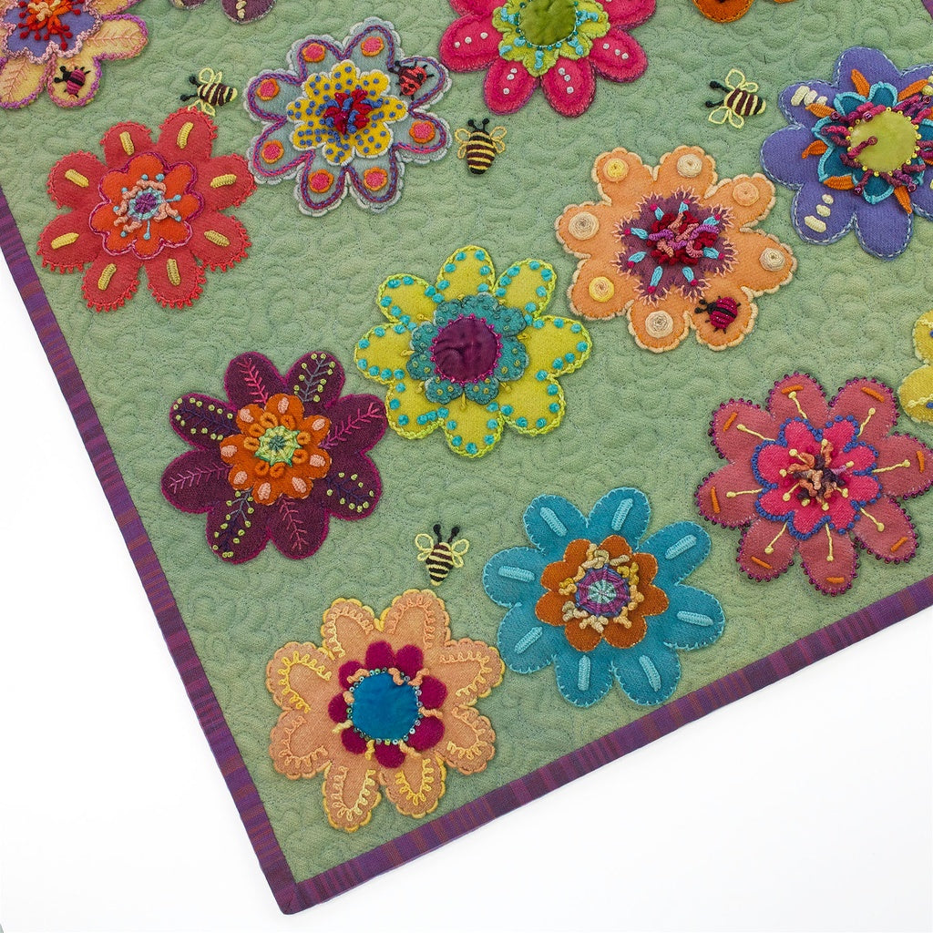 Flower Play Sampler Quilt Kit by Sue Spargo