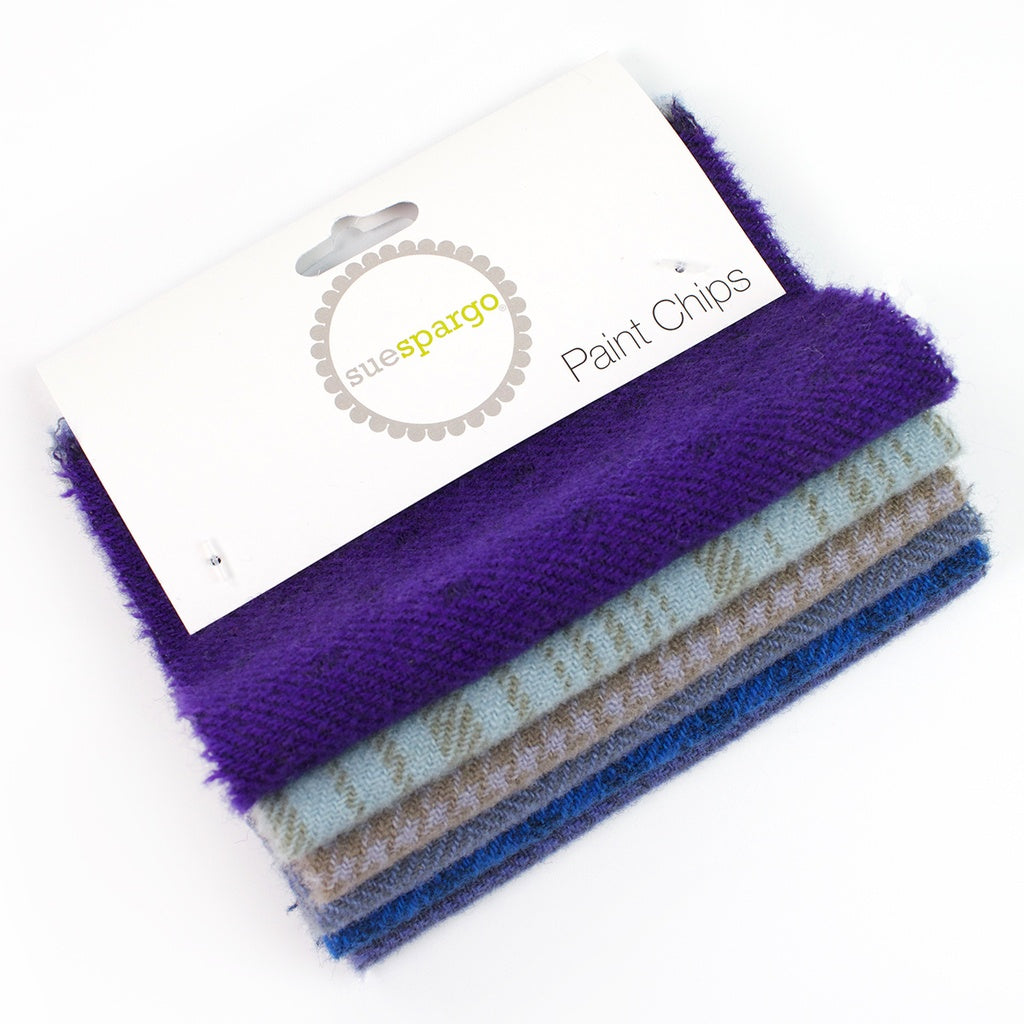 Blue - Textured Paint Chips