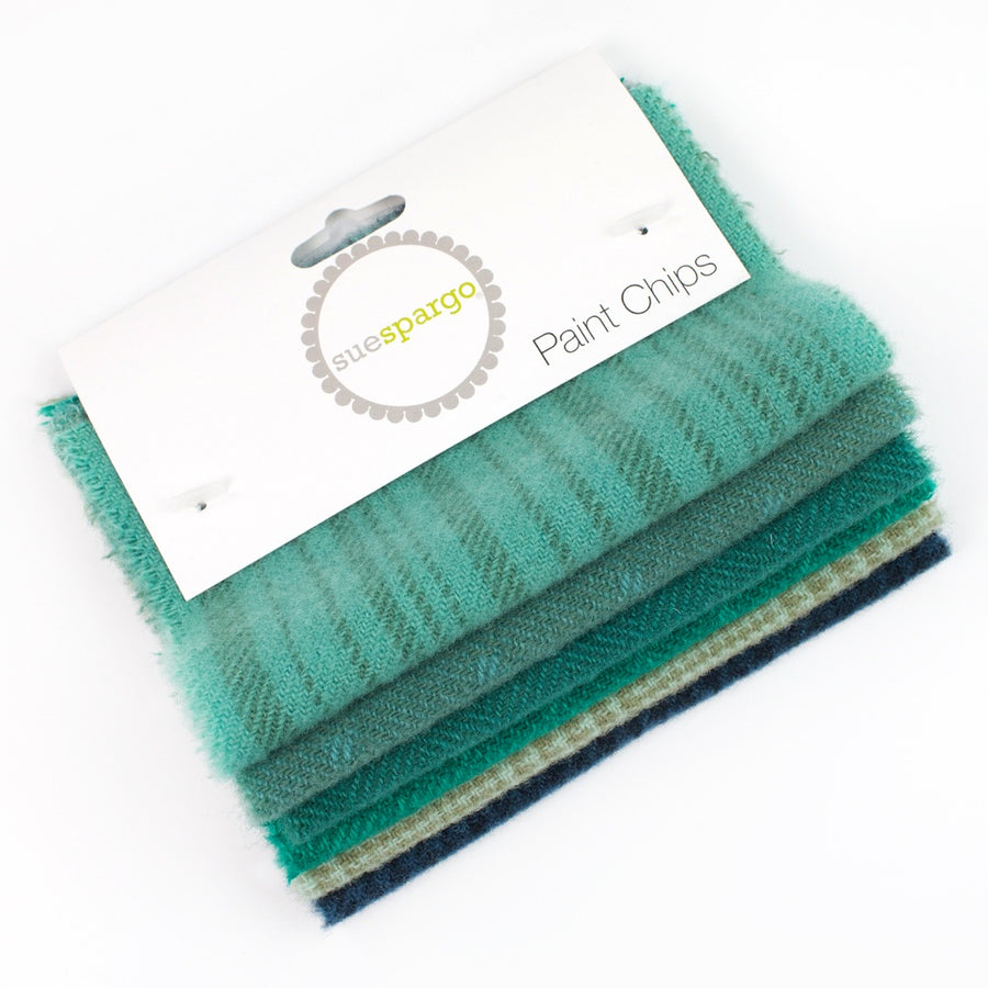Teal - Textured Paint Chips