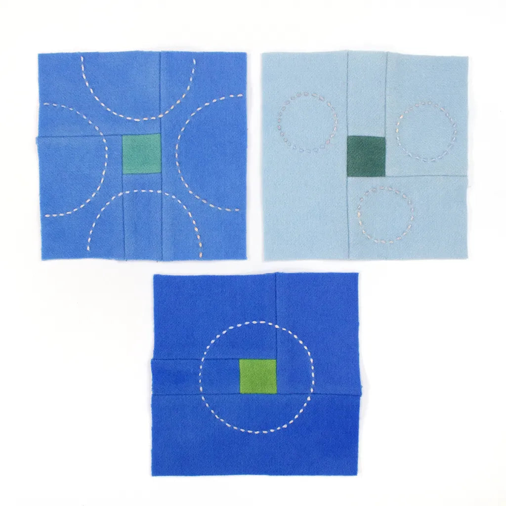 MONTH TWO Block Along - "Bits & Pieces" by Sue Spargo