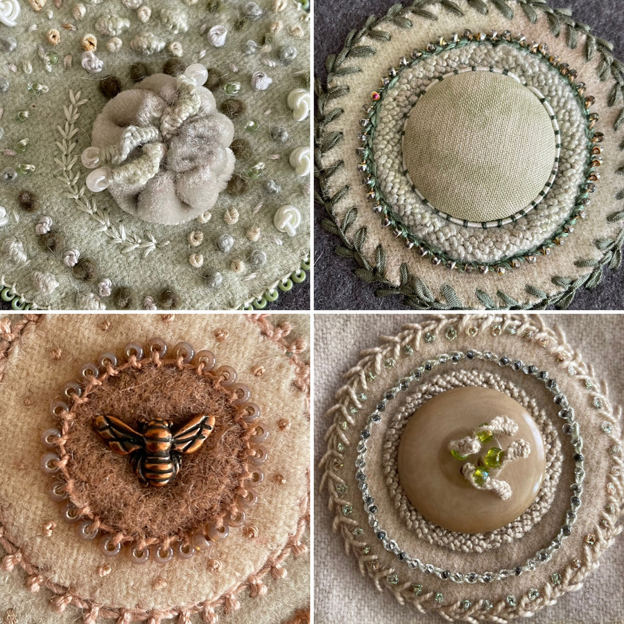 Sand Dollars Wool Starter Pack + 5 Matching Ellana Threads