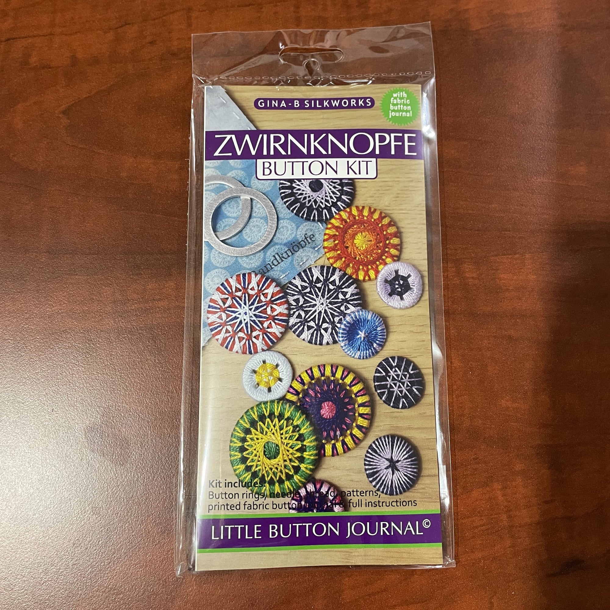 Gina-B Zwirnknopf Button Book and Kit