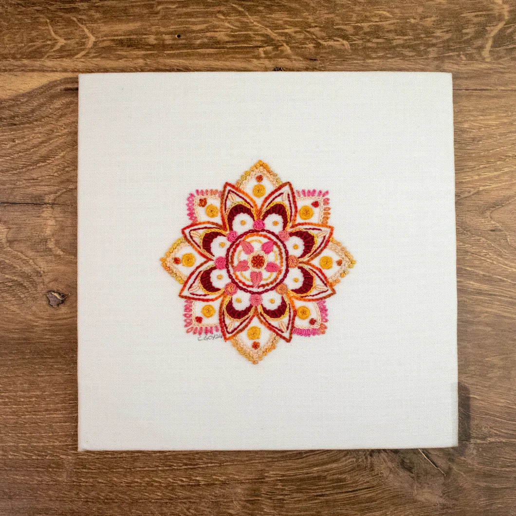HofE Sunset Mandala Embroidery Kit