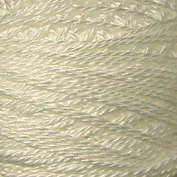 3 White - Solids #12 Perle Cotton