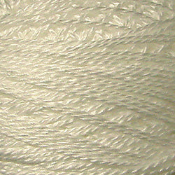 3 White - Solids #12 Perle Cotton