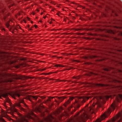 76 Christmas Red - Solids #12 Perle Cotton