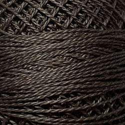 8121 Brown Black Light - Solids #12 Perle Cotton