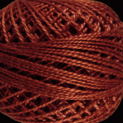 813 Brick Dark - Solids #12 Perle Cotton