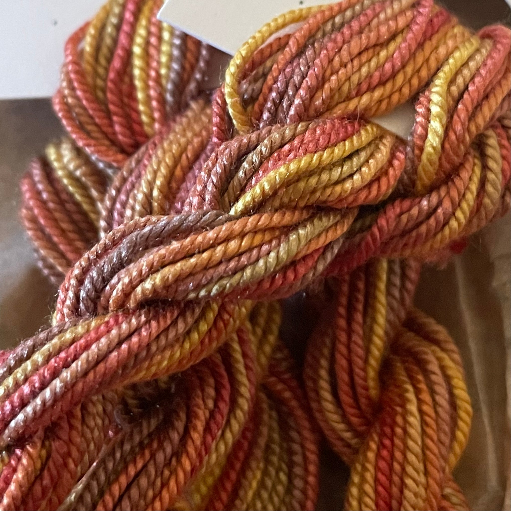 True Red silk sewing thread 200 yards - Beautiful Silks