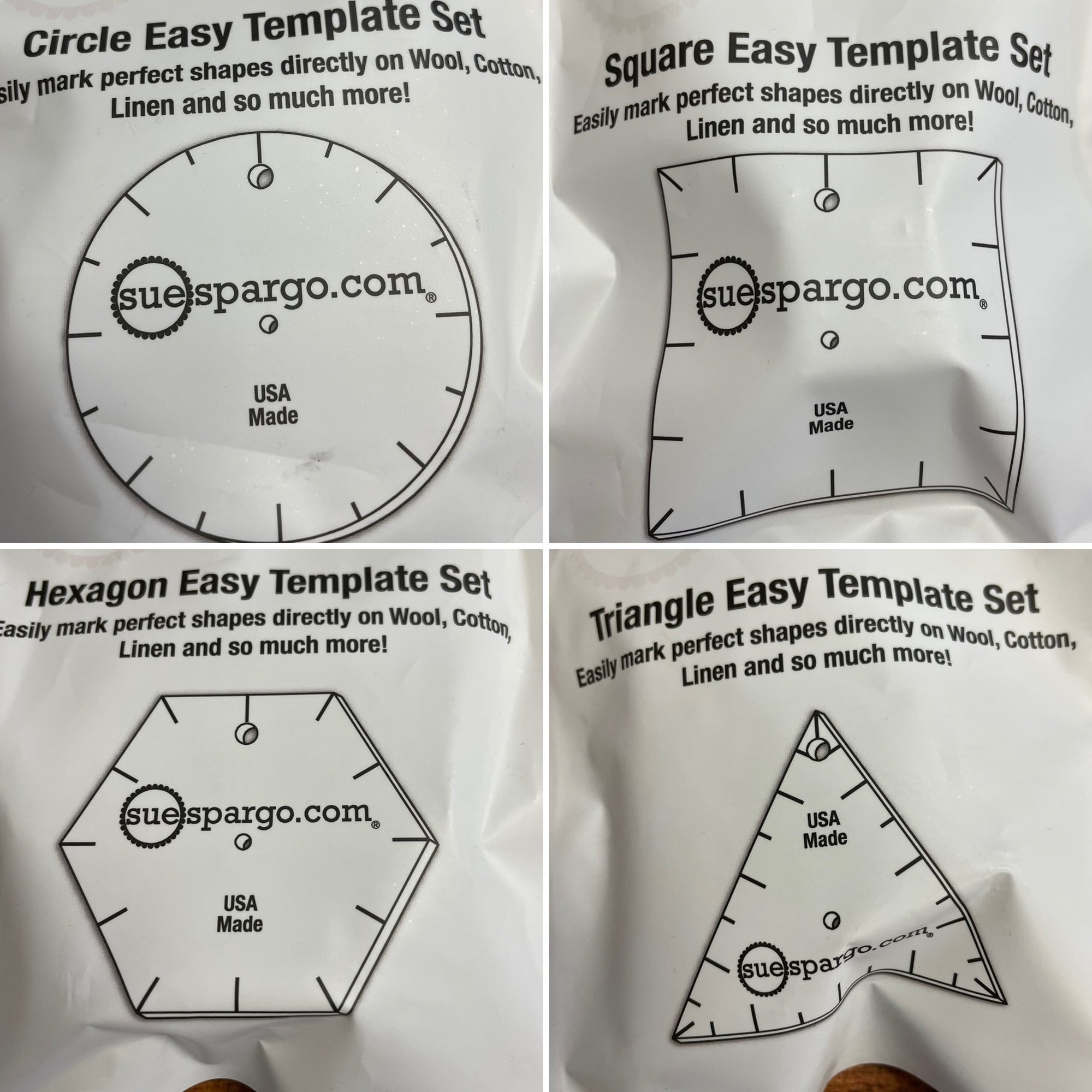 Sue Spargo Shape Easy Templates