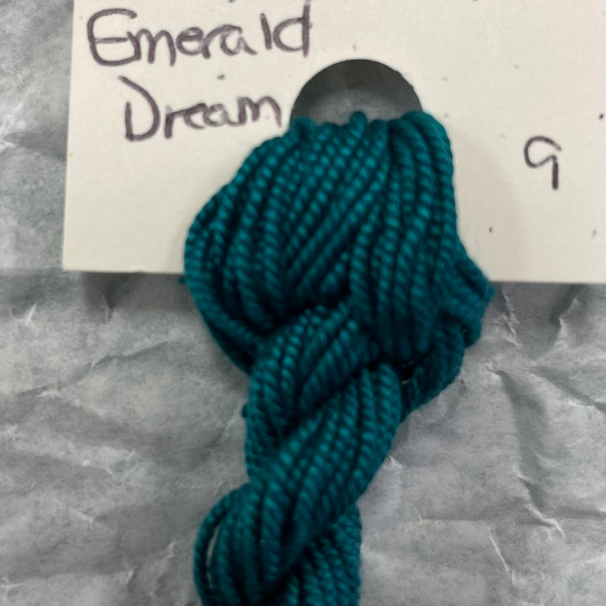 9 Emerald Dream - Shinju Silk Thread Solid