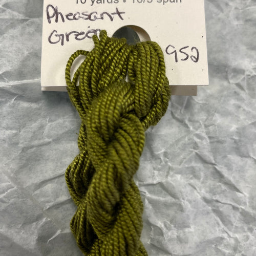 952 Pheasant Green - Shinju Silk Thread Solid