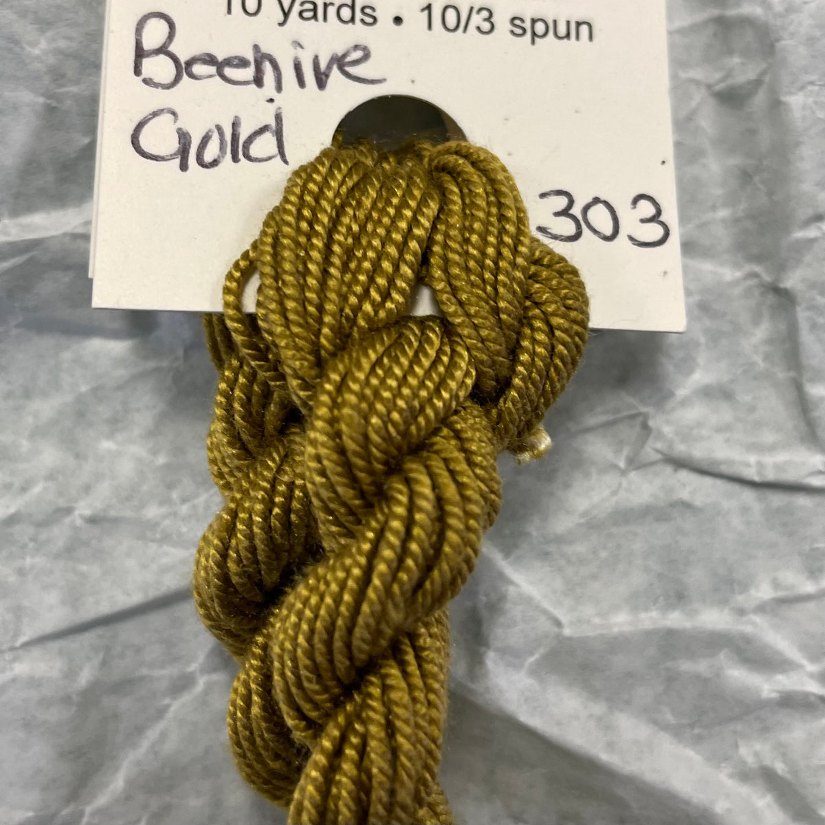 303 Beehive Gold - Shinju Silk Thread Solid