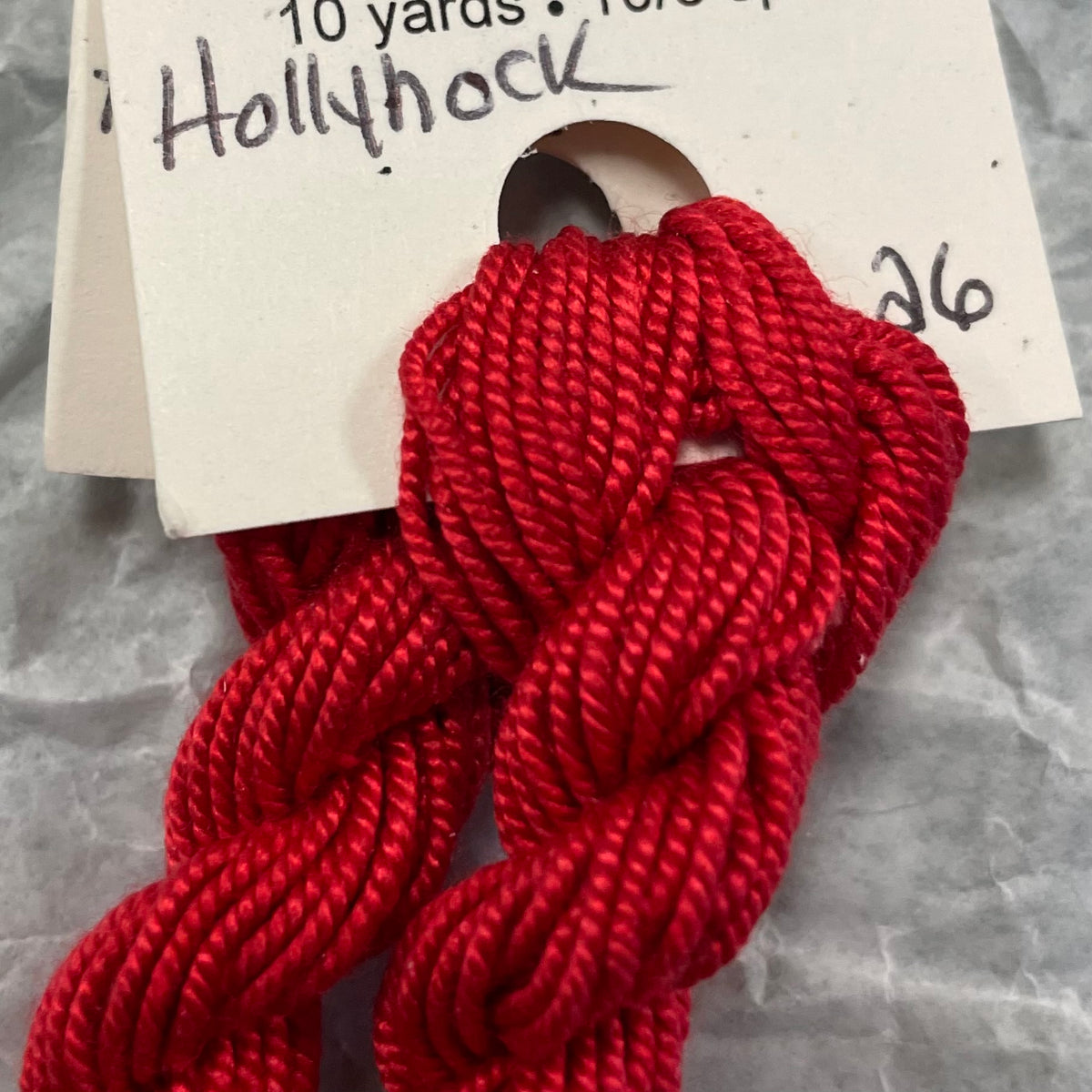 26 Hollyhock - Shinju Silk Thread Solid