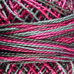 M72 Fuschia Garden - Variegated #12 Perle Cotton