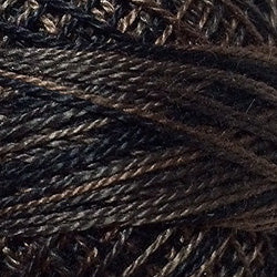 O501 Ebony Almond- Variegated #12 Perle Cotton