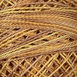 O581 Spun wheat - Variegated #12 Perle Cotton