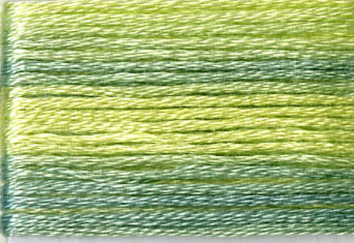 8014 Greens Variegated Floss