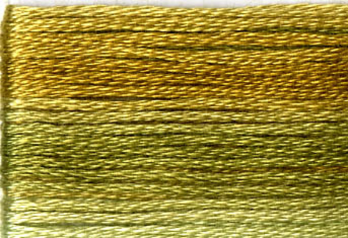 8018 Greens Golds Variegated Floss