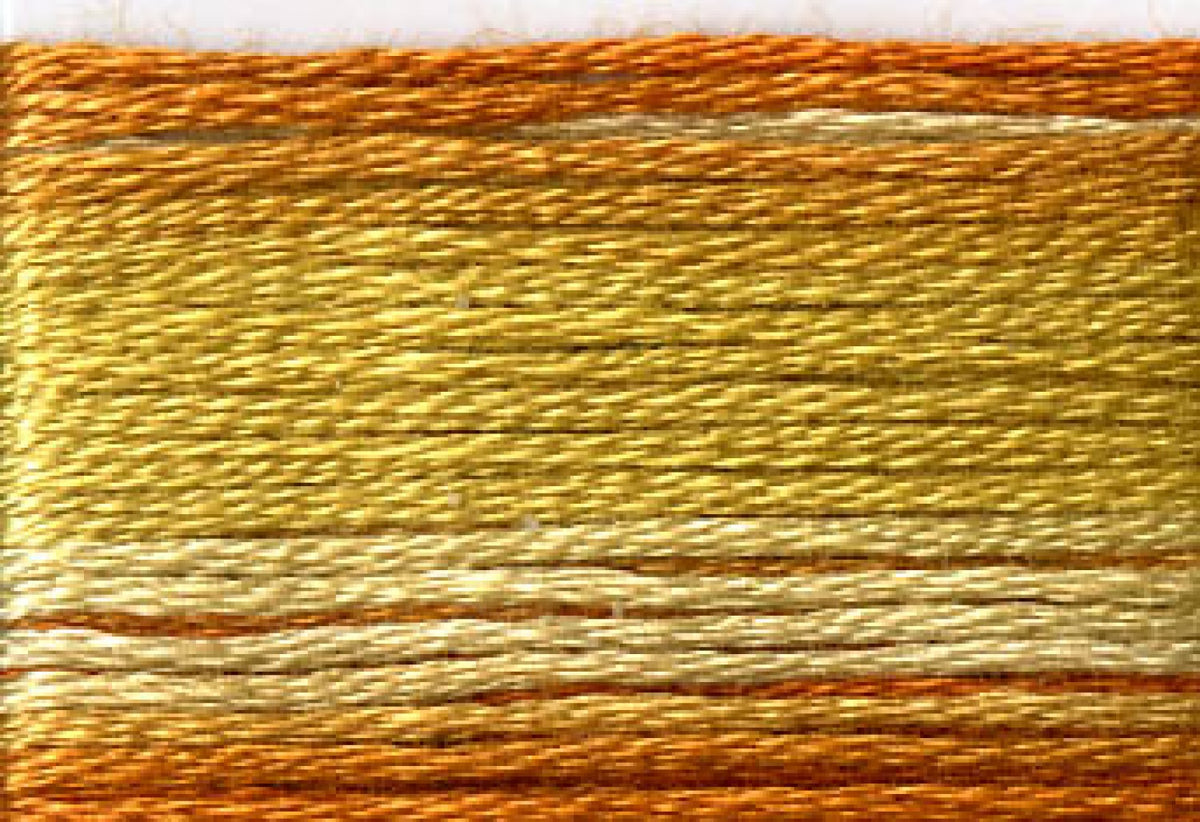 8033 Orange Golds Variegated Floss