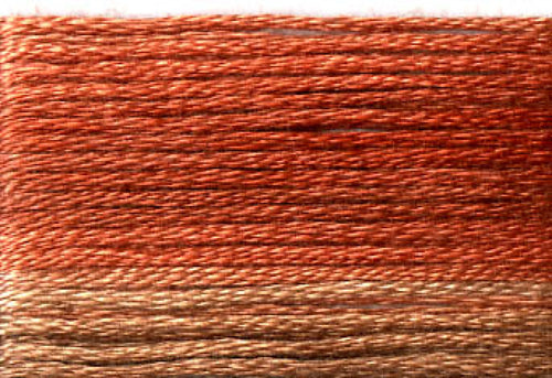 8043 Browns Rusts Variegated Floss