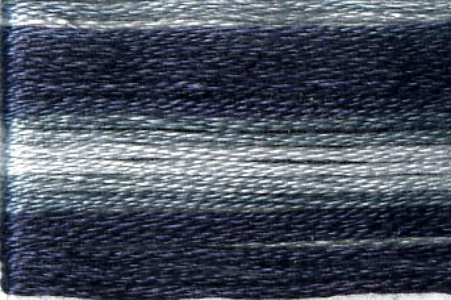 8070 Black Grey Variegated Floss