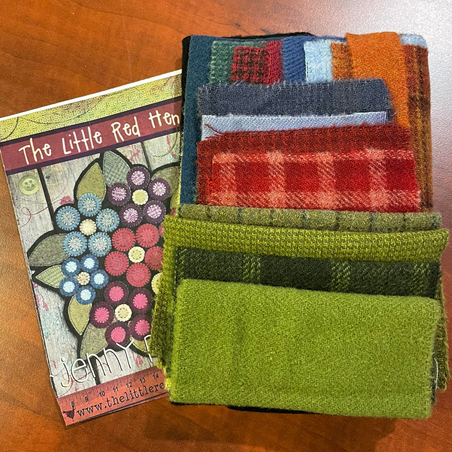 Jenny Penny Wool Mat with Pattern by The Little Red Hen